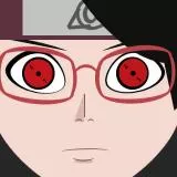 Sarada Uchiha sharingan 2 tomoe
