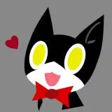 tuxedo cat yellow eyes