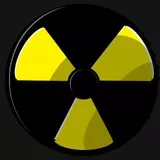 Yellow Radiation Nuclear Logo