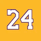 Kobe Bryant Jersey Number 24 