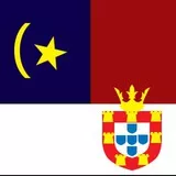 Bendera malaca sentiasa dengan perlindungan Portugis Bandeira de malaca com escudo português 