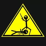 Warning TeaBagging Zone