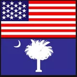 Snipes US/S.Carolina Flag Patch