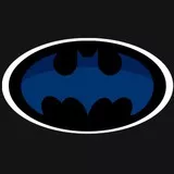 Batman Blue White