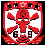 Red & White Skull