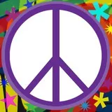 Peace Symbol Flower Power