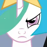 Angry Celestia by Alienpope 