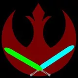 Star Wars Rebel alliance with lightsabers