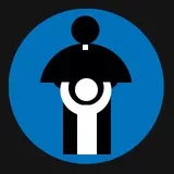 Priest and child emblem