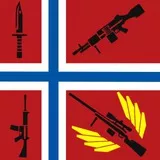 Norwegian Flag with icons
