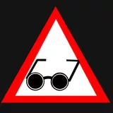 Caution! Blind driver