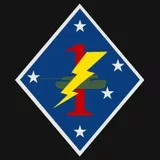 1st Marine Division 1st Tank Battalion Insignia