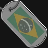 Dog Tag Brasil Colorida