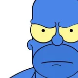 blue man group homer simpson