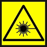 Laser Warning Sigh