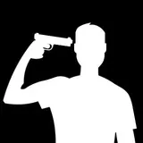 Gun Head Silhouette