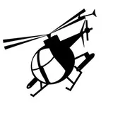 Black'n'White Littlebird (with Background)