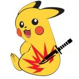 Pikachu cutted