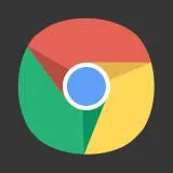 Chrome Material Design oval
