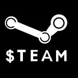 steam icon and text