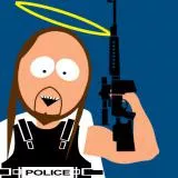 southpark jesus  rambo sniper,swat police