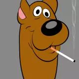 Scooby Doo ciggy butt brain