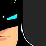 BATMAN ,DC COMICS, blue