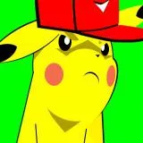 Pikachu pokemon, green,hat