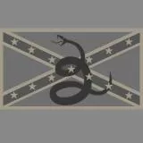 Gadsden Confederate Battle Flag Patch (Urban)