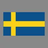 Swedish Flag with correct colours