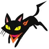 Cat from vector