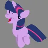 Excited Filly Twilight