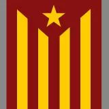 Estelada Comunista Alternativa (Alternative Communist Catalonia flag) [First time historically used by Rockcs]