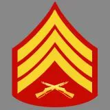 Sergeant (Sgt) Rank Insignia - Marine Corps