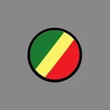 Round Congolese Flag