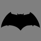 BATMAN ,DC COMICS, grey