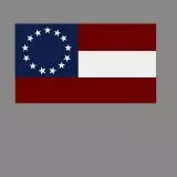 stars and bars first national confederate flag 