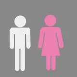 Male or female bathroom symbol