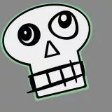 The Mighty Boosh (Skull)