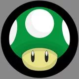 Green Mario Mushroom