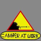 Camper at work