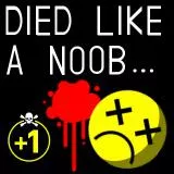 Died like a noob / Morreu como um noob